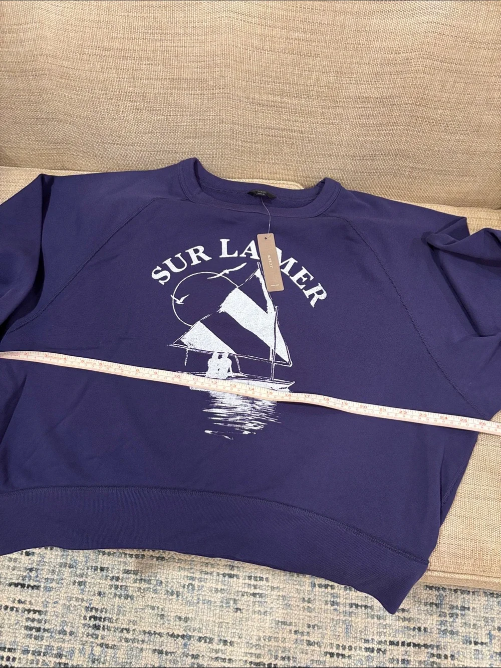 J. Crew purple crew